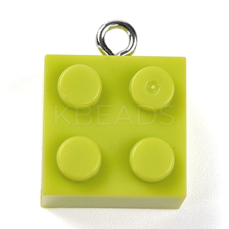 Resin Pendants RESI-E017-A19-1
