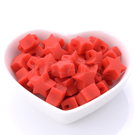 Food Grade Eco-Friendly Silicone Beads LS-SIL-WH0014-05C-1