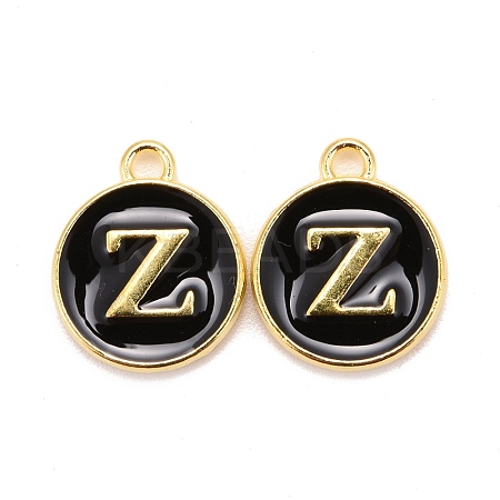 Golden Plated Alloy Charms X-ENAM-S118-02Z-1