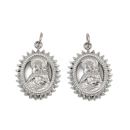 Virgin Mary Theme 304 Stainless Steel Pendants LS-STAS-I356-05P-01-1