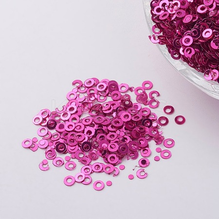 Ornament Accessories Plastic Paillette/Sequins Beads X-PVC-E001-06-YD01-1