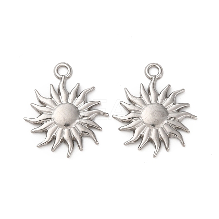 201 Stainless Steel Pendants STAS-C130-15P-1