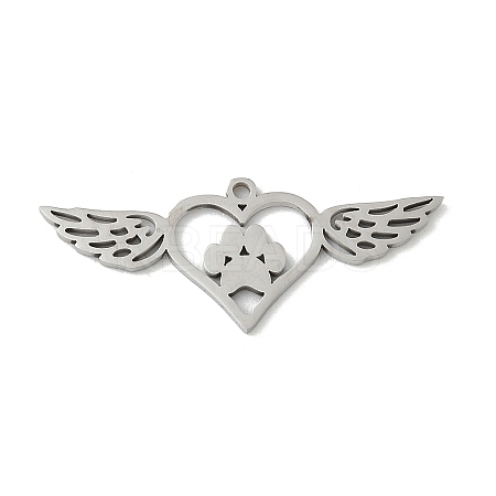 304 Stainless Steel Pendants STAS-F326-11P-1