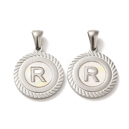 304 Stainless Steel Pendants STAS-I204-R-P-1