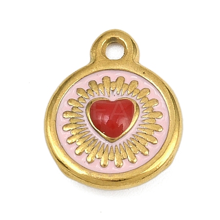 304 Stainless Steel Charms STAS-D042-02B-G-1