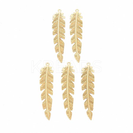 Rack Plating 304 Stainless Steel Filigree Pendants LS-X-STAS-T057-36G-1