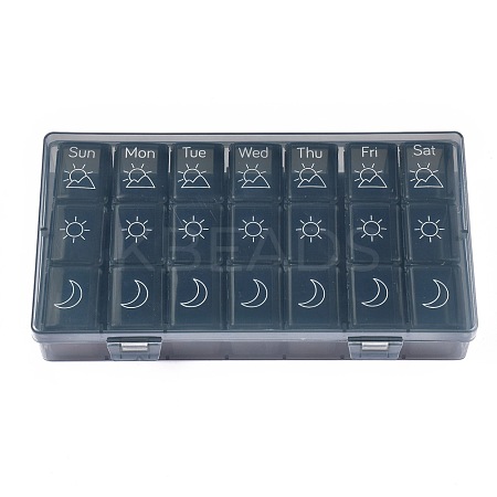 Polypropylene(PP) Weekly Pill Organizer CON-K004-01-1