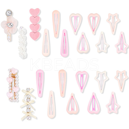 Zinc Alloy Snap Hair Clips PHAR-SP0001-10-1