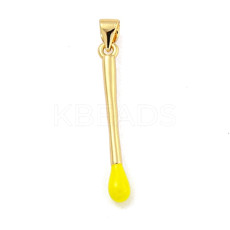 Real 18K Gold Plated Brass Pendants KK-R159-40G-01-1