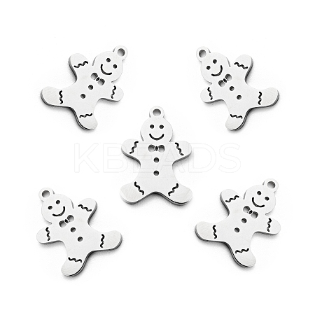 Non-Tarnish 201 Stainless Steel Pendants LS-STAS-E157-02P-1