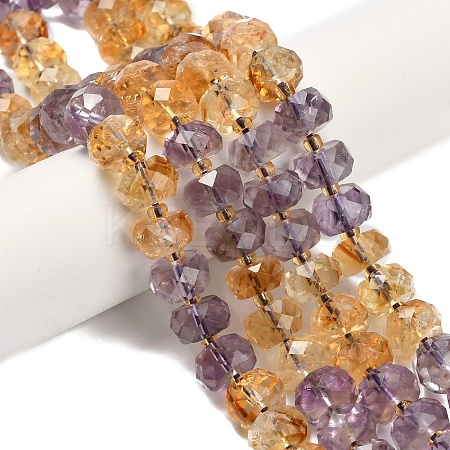 Natural Ametrine Beads Strands G-L634-E01-01-1