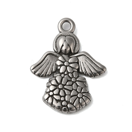 Non-Tarnish 304 Stainless Steel Pendants STAS-N103-35P-1