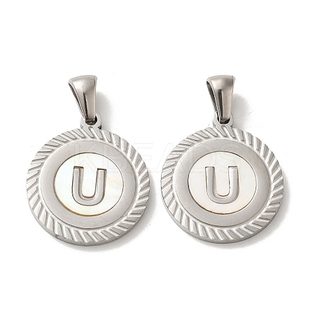 304 Stainless Steel Pendants STAS-I204-U-P-1