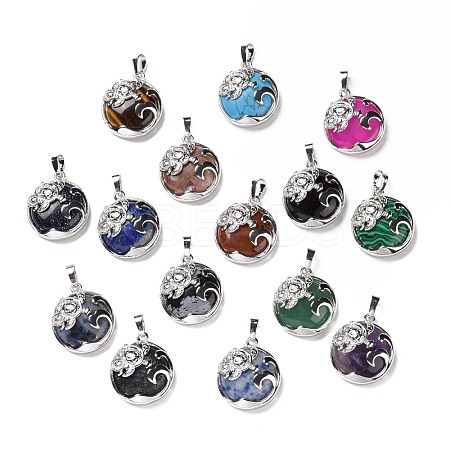 Natural & Synthetic Gemstone Pendants G-I321-01P-1