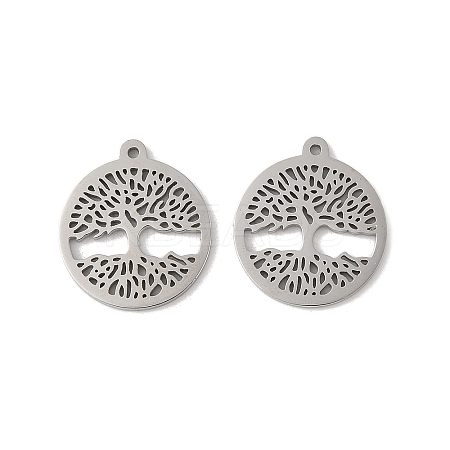 Non-Tarnish 304 Stainless Steel Pendants STAS-L245-010B-P-1