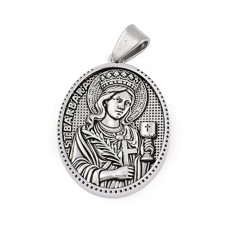 304 Stainless Steel Pendants STAS-M103-01AS-07-1
