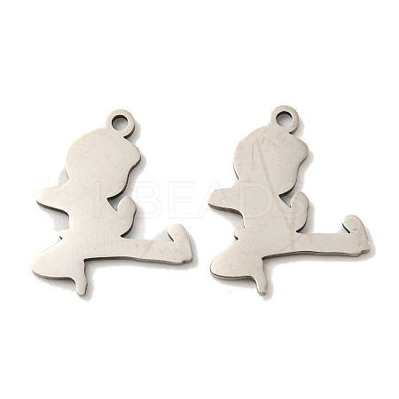 Non-Tarnish 316 Surgical Stainless Steel Pendants STAS-G325-09P-1