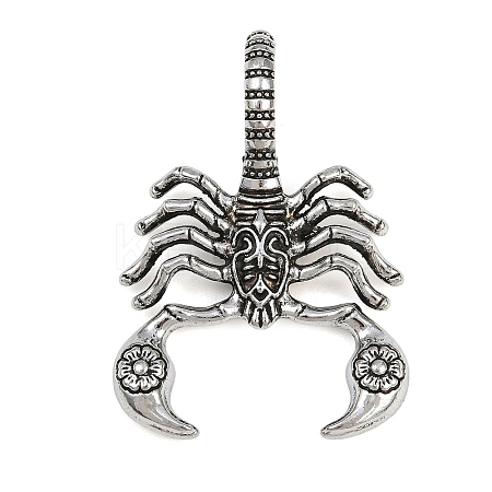 Tibetan Style Alloy Pendants AL-CBA2376-02AS-1