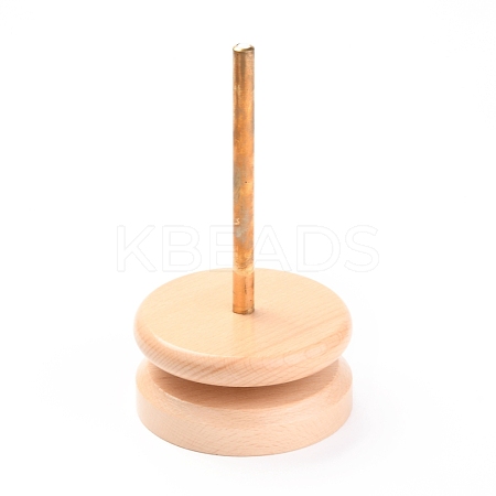 Rotatable Wooden Yarn Spinner DIY-H146-02-1