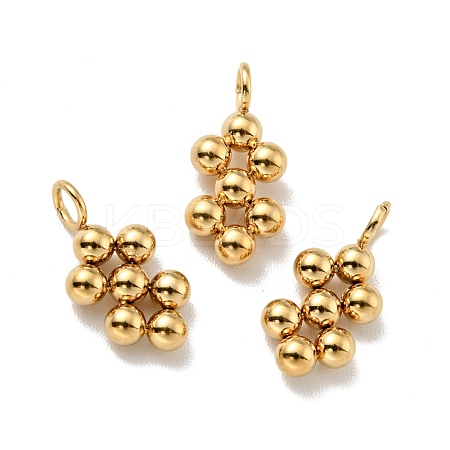 PVD Vacuum Plating 201 Stainless Steel Pendants STAS-C052-01G-1