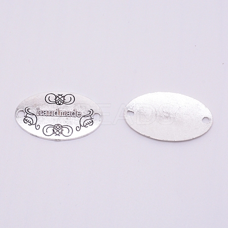 Tibetan Style Alloy Links TIBE-WH0002-03AS-RS-1