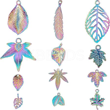 24Pcs 12 Style Alloy Pendants FIND-FH0004-36-1