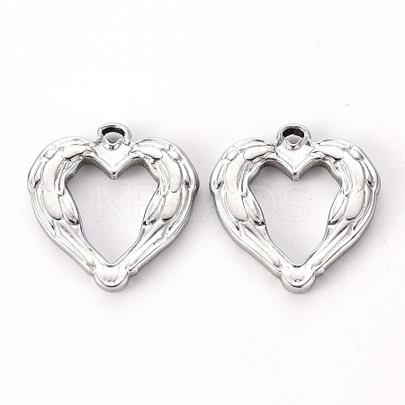 Non-Tarnish 304 Stainless Steel Pendants STAS-T052-18P-1