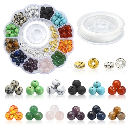 DIY Gemstone Bracelet Making Kit DIY-YW0006-08-1