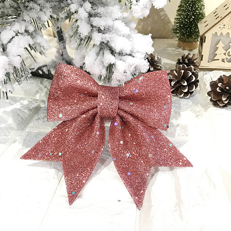 Glitter Foam Bowknot Ornament Accessories FIND-N005-04E-1