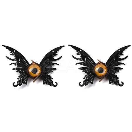 Butterfly with Eye Plastic Alligator Hair Clips PHAR-M015-04-1