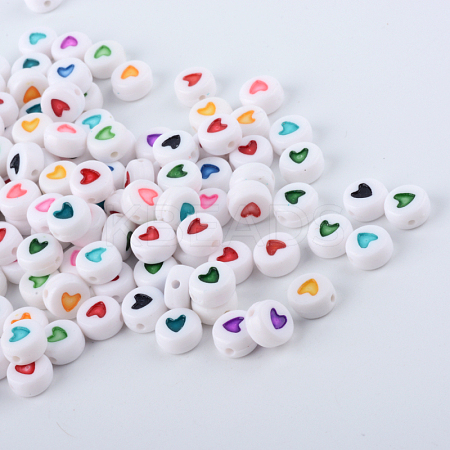 Opaque Acrylic Beads SACR-Q126-07-1