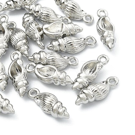 SHEGRACE Brass Shell Shape Charms XGR0171P-103P-1