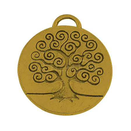 Tibetan Style Alloy Enamel Pendants Setting TIBEP-3395-AG-NR-1