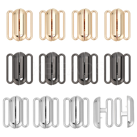 12Pcs 3 Colors Alloy Bikini Clips FIND-PH0018-50-1