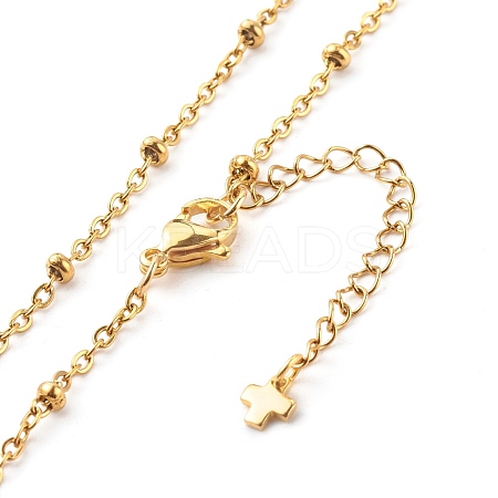304 Stainless Steel Satellite Chains Necklace NJEW-JN03594-02-1