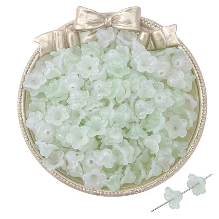 100Pcs Acrylic Bead Caps PW-WGC6A11-04-1