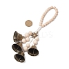 Iron Bell & Tibetan Style Alloy Pendant Decorations HJEW-JM003371-04-3