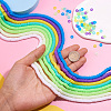 8 Strands Imitation Jelly Handmade Polymer Clay Beads Strands CLAY-TA0001-47B-5