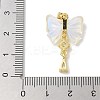 Real 18K Gold Plated Rack Plating Brass Pendants KK-Q009-06G-06-3