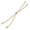 1MM Brass Box Chain Slider Bracelet Making MAK-K024-04G-3