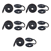 10Pcs Stainless Steel Spiral Pad Cuff Earrings EJEW-HS0001-03EB-1