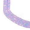 Electroplate Glass Beads Strands GLAA-B023-01A-06-3