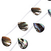 Natural Abalone Shell/Paua Shell Beads Strands SSHEL-N034-160C-01-1