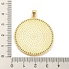 Brass with Cubic Zirconia Pendants X-KK-K332-16B-G01-3
