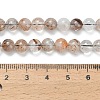 Natural Copper Rutilated Quartz Beads Strands G-L642-B07-6mm-5