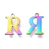 Ion Plating(IP) 304 Stainless Steel Charms STAS-H112-R-M-2