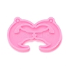 Moon with Wolf Head Pendant Silhouette Silicone Molds LS-DIY-M034-16-2
