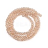 Electroplate Glass Beads Strands X-EGLA-R048-2mm-33-2