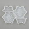 Christmas Snowflake Straw Topper Silicone Molds Decoration X-DIY-J003-13-3