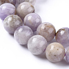Natural Lavender Amethyst Beads Strands X-G-L555-01-6mm-2